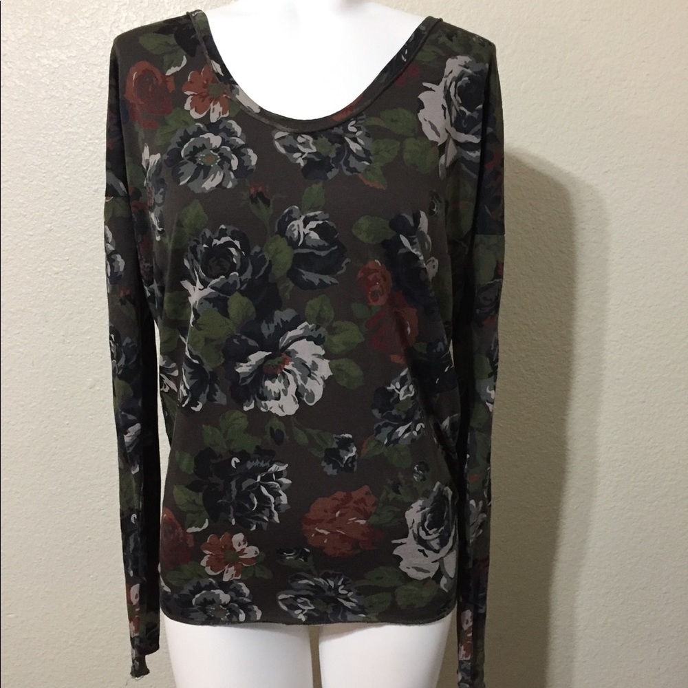 Aritzia Wilfred Floral Top